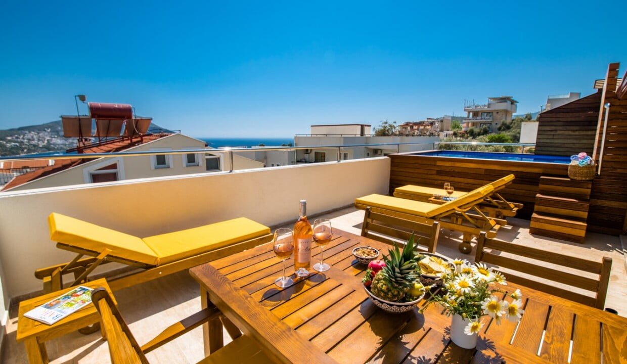 villa garden court roof terrace